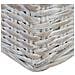 Divano a 3 Posti con Cuscini Grigio in Rattan Naturale 200 x 80 x 61 cm - Foto miniatura 7