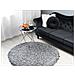 Tappeto Shaggy Color Grigio Sale E Pepe Di Forma Rotonda Ø140 Cm Cide - Foto miniatura 3