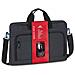 Borsa Regent 8058 per Notebook fino a 17.3" in Poliestere Colore Nero e Ciano - Foto miniatura 1