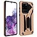 Cover Samsung Galaxy S20 Ultra Protezione Antishock Funzione Supporto Rosa Gold - Foto miniatura 1