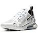 Air Max 270, Scarpe Da Corsa Uomo, Bianco Nero, 42 Eu - Foto miniatura 11