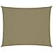 Parasole a Vela Oxford Rettangolare 3x4 m Beige - Foto miniatura 1