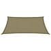 Parasole a Vela Oxford Rettangolare 3x4 m Beige - Foto miniatura 3