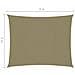 Parasole a Vela Oxford Rettangolare 3x4 m Beige - Foto miniatura 6