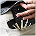 Cover In Silicone Semirigido Per Samsung Galaxy S21 Fe, Finitura Soft-touch Nera - Foto miniatura 4