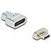 Thunderbolt? 3 / Usb Type-c? (modalità Dp Alt) 8k 30 Hz Adattatore Magnetico Maschio A Femmina - Foto miniatura 2