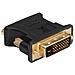 DVI-I male / VGA female, DVI-I, VGA, Maschio / femmina, Antracite, Oro, Plastica - Foto miniatura 1