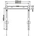 OUTV400SF 60" Nero supporto da parete per tv a schermo piatto - Foto miniatura 6