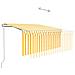 Tenda Automatica Parasole Led Sensorevento 3x2,5m Gialla Bianca - Foto miniatura 2