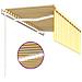 Tenda Automatica Parasole Led Sensorevento 3x2,5m Gialla Bianca - Foto miniatura 5