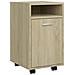 Credenza con Ruote Rovere Sonoma 33x38x60 cm Legno Multistrato - Foto miniatura 2