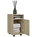 Credenza con Ruote Rovere Sonoma 33x38x60 cm Legno Multistrato - Foto miniatura 3