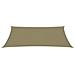 Parasole a Vela Oxford Rettangolare 5x8 m Beige - Foto miniatura 3