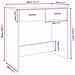 Scrivania Rovere Fumo 80x40x75 Cm In Legno Multistrato - Foto miniatura 7