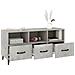 Mobile Porta Tv Grigio Cemento 102x35x50 Cm Legno Multistrato - Foto miniatura 4