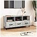 Mobile Porta Tv Grigio Cemento 102x35x50 Cm Legno Multistrato - Foto miniatura 1