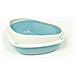 Lettiera Toilette Per Gatti Angolare 58x48x20,5cm Modello 700091 Colore Azzurro - Foto miniatura 1