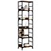 Libreria Rovere Fumo 50x33x188,5 Cm In Legno Multistrato - Foto miniatura 3