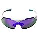 Sunup Occhiali Da Sole Sportivi Magnet Matt White / Full Revo Purple - Foto miniatura 3