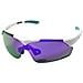 Sunup Occhiali Da Sole Sportivi Magnet Matt White / Full Revo Purple - Foto miniatura 1