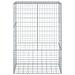 Cesto Gabbione Con Copertura 100x50x150 Cm In Ferro Zincato - Foto miniatura 3