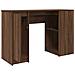 Scrivania Rovere Marrone 120x42x76 cm in Legno Multistrato - Foto miniatura 5