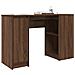 Scrivania Rovere Marrone 120x42x76 cm in Legno Multistrato - Foto miniatura 8