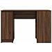 Scrivania Rovere Marrone 120x42x76 cm in Legno Multistrato - Foto miniatura 9