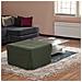 Pouf Letto Singolo Pieghevole Vega Tessuto Colore Verde Scuro - Foto miniatura 1
