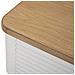 Comodino Mf11 - Bianco - Legno - 45x32x62 Cm - Foto miniatura 6