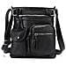 Elegante Borsa A Tracolla In Pelle Pu Black - Foto miniatura 1