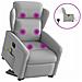 Poltrona Alzapersona Massaggi Elettrica Grigio Nuvola Tessuto - Foto miniatura 1