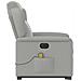 Poltrona Alzapersona Massaggi Elettrica Grigio Nuvola Tessuto - Foto miniatura 6