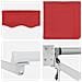 Tenda Retrattile Automatica  Rossa 300x250 cm, Tessuto di ricambio per tenda  per telaio 3x2.5 m Rosso - Foto miniatura 8