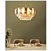 Lampadario Canagua Vetro Ottone - Foto miniatura 1