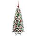 Albero di Natale artificiale con 150 LED Bianco 120 cm - Foto miniatura 3