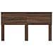 Testiera con testiera Rovere Marrone 160 cm Legno multistrato - Foto miniatura 4