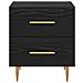 Armadio da Notte 2 pcs Rovere Nero 40 x 35 x 47,5 cm - Foto miniatura 7