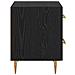 Armadio da Notte 2 pcs Rovere Nero 40 x 35 x 47,5 cm - Foto miniatura 8