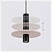 Lampada A Sospensione Pelta 1 Nero /beige Sl. 1882 - Moderno Lampada A Sospensione Beige /nero 126x30x30 Cm - Foto miniatura 5