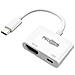 Adattatore Video Hdmi A Usb-c Ultra-hd 4k Con Ricarica Rapida Usb-c Da 100w, Bianco - Foto miniatura 1