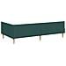Struttura Letto Angolare con Materasso 2 pcs Verde Tessuto - Foto miniatura 9