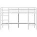 Struttura del letto loft per bambini Bianco 75 x 190 cm Acciaio - Foto miniatura 5