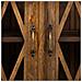 Credenza In Legno E Vetro Marrone 170x40x100 - Foto miniatura 7