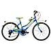 Bici Da Donna Mountain Bike 26 Mtb Lincy Bicicletta Ly26c18v Con Cambio 18v Completa Di Accessori Con Luci A Led - 40 Azzurro Verde - Foto miniatura 1
