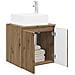 Mobile Lavabo da Parete Rovere Artigianale 53 x 35 x 63 cm - Foto miniatura 2