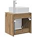 Mobile Lavabo da Parete Rovere Artigianale 53 x 35 x 63 cm - Foto miniatura 4