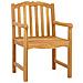 Sedia da Giardino 2 pcs Naturale 58 x 60 x 93 cm - Foto miniatura 3