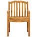 Sedia da Giardino 2 pcs Naturale 58 x 60 x 93 cm - Foto miniatura 4