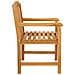 Sedia da Giardino 2 pcs Naturale 58 x 60 x 93 cm - Foto miniatura 5